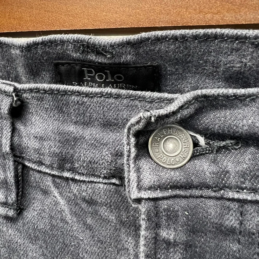 Polo Ralph Lauren Prospect‎ Straight Jeans Mens 33x32 (34/30) Black Faded Denim